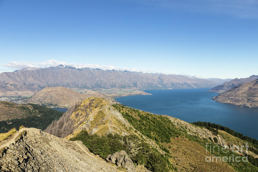Lake Wakatipu in Queenstown, New Zealand #1 Photograph by Didier Marti