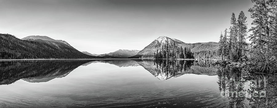 Mountain Photograph - Lake Wenatchee Panorama #1 by Jamie Pham
