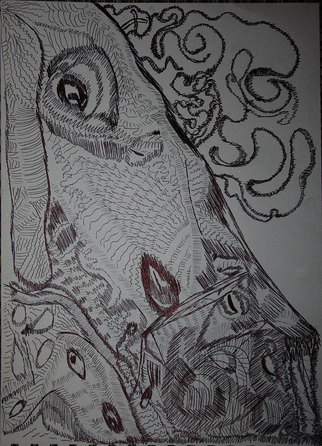 Lamb of God #1 Drawing by Gloria Ssali