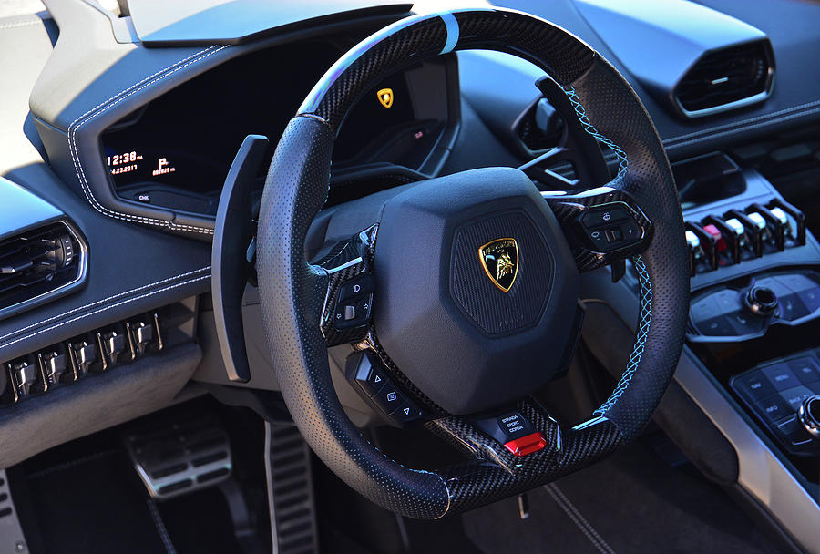 Lamborghini Cockpit #2 Photograph by Mike Martin