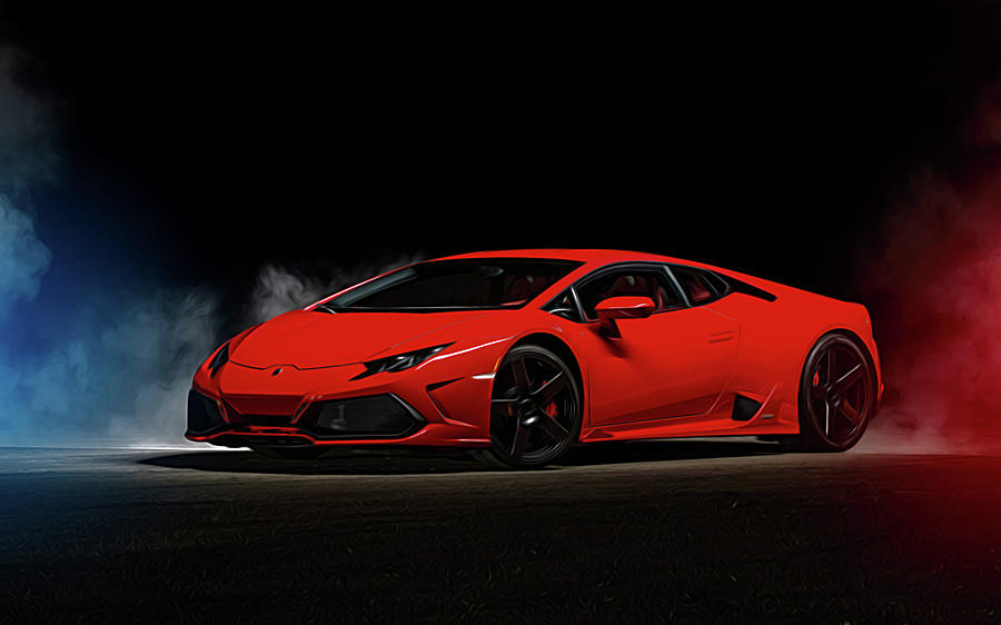 Lamborghini Huracan Digital Art by Alexander Howell - Pixels