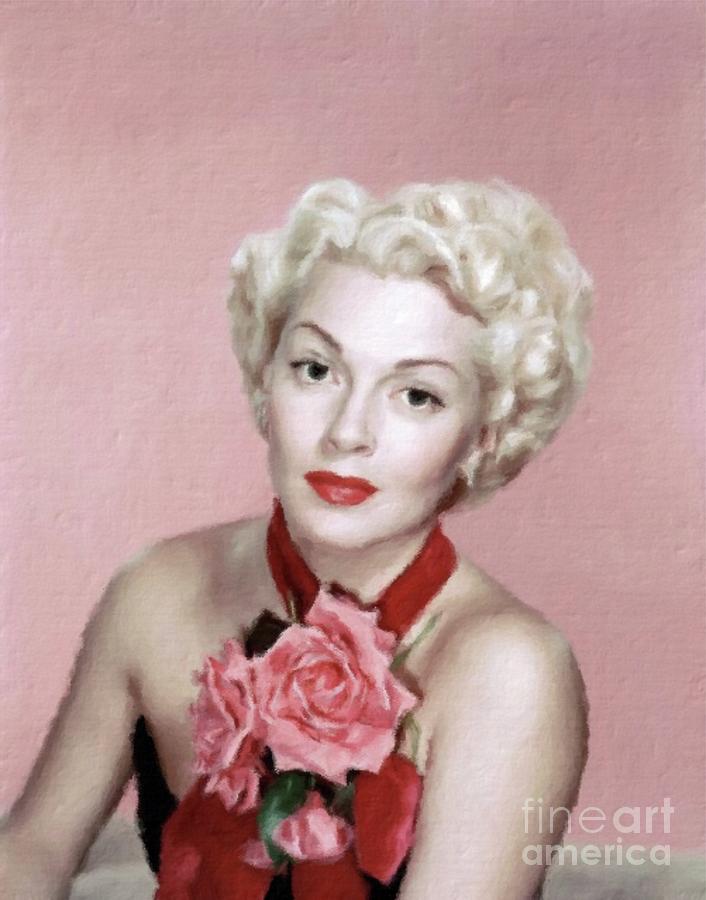 Hollywood Painting - Lana Turner Vintage Hollywood Actress #1 by Esoterica Art Agency