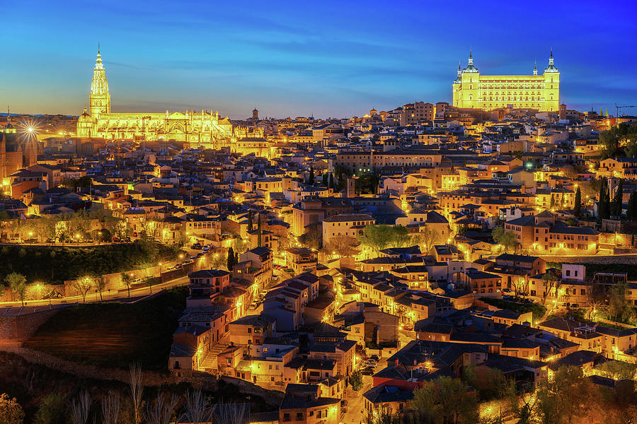 Land scape of Toledo old city #1 Photograph by Anek Suwannaphoom