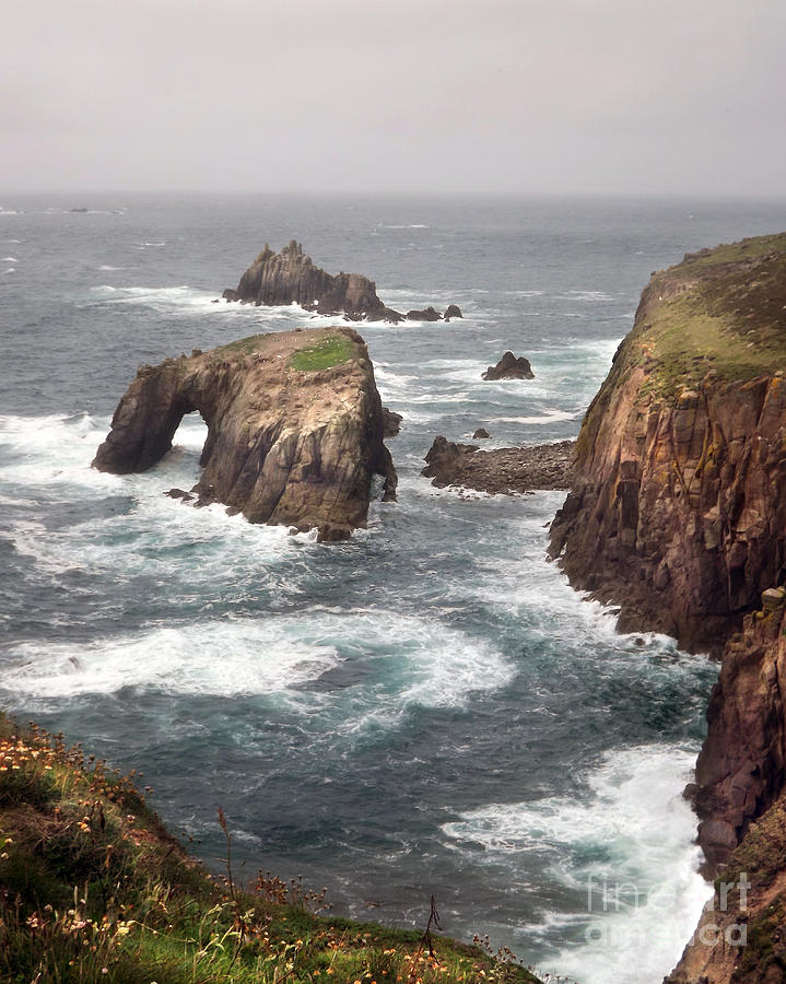 Nature Photograph - Lands End Cornwall #1 by Linsey Williams