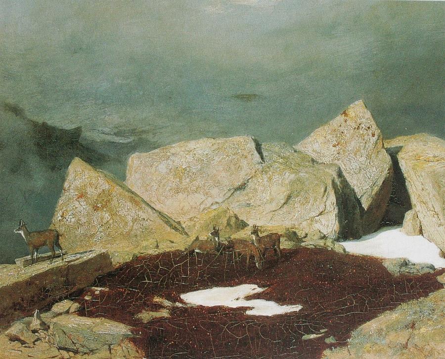 Landscape  #1 Painting by Arnold Bocklin
