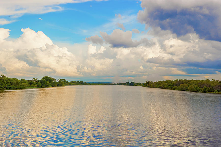 Landscape over Zambezi river #1 Photograph by Marek Poplawski