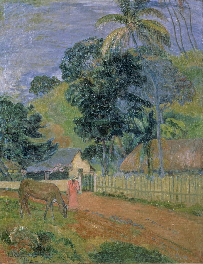 Paul Gauguin Painting - Landscape by Paul Gauguin