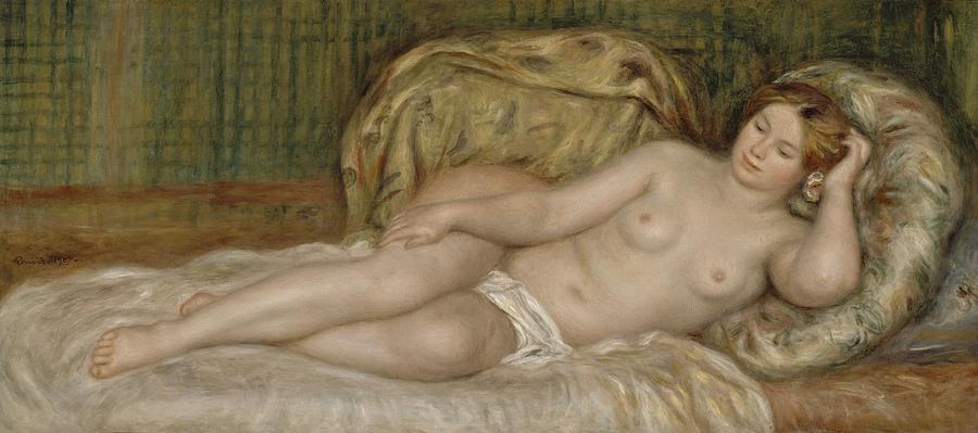 Large Nude #1 Painting by Auguste Renoir