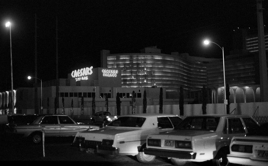 Architecture Photograph - Las Vegas 1980 BW #12 by Frank Romeo
