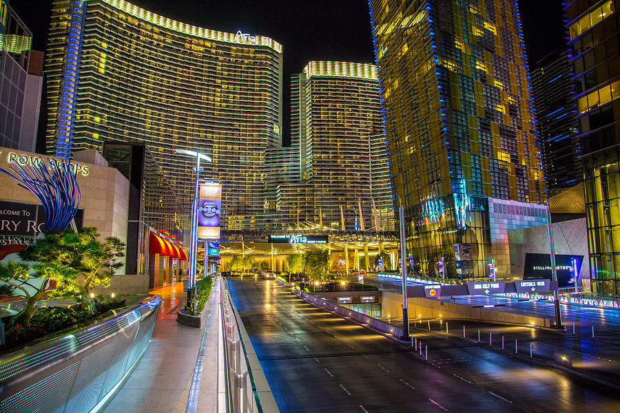 Las Vegas Lights #1 Photograph by Lev Kaytsner