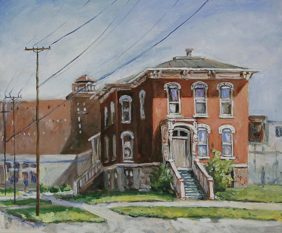 Last House Standing #1 Painting by Ingrid Dohm