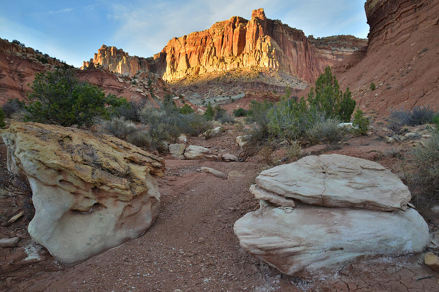 Last Light on Capitol Reef #4 Photograph by Ray Mathis