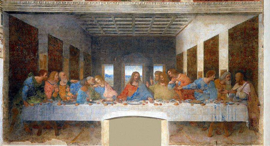 Last Supper #1 Painting by Leonardo Da Vinci