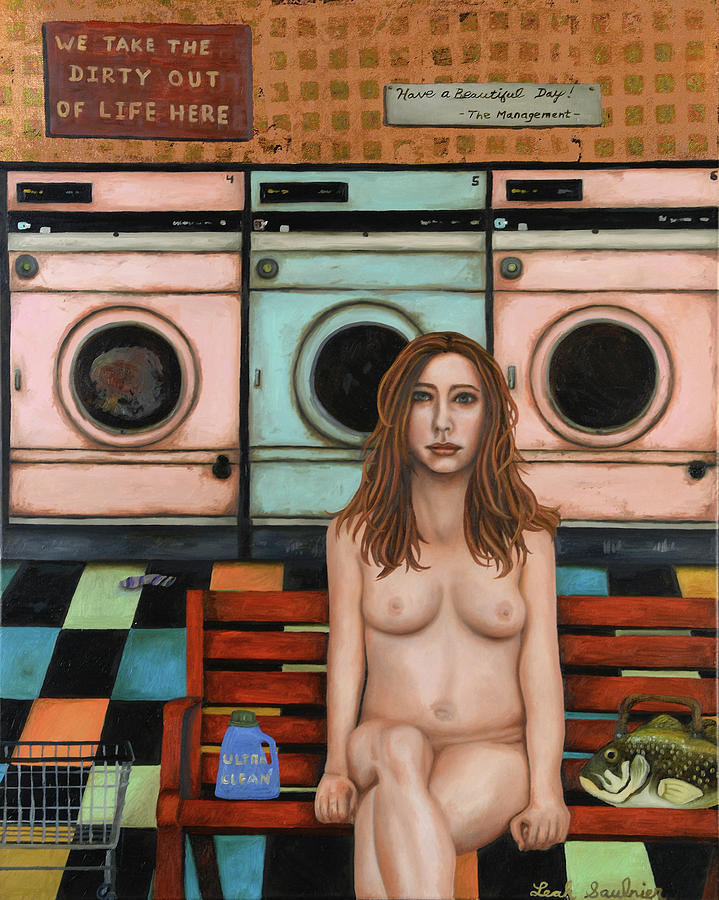 Laundry Day 8 #2 Painting by Leah Saulnier The Painting Maniac