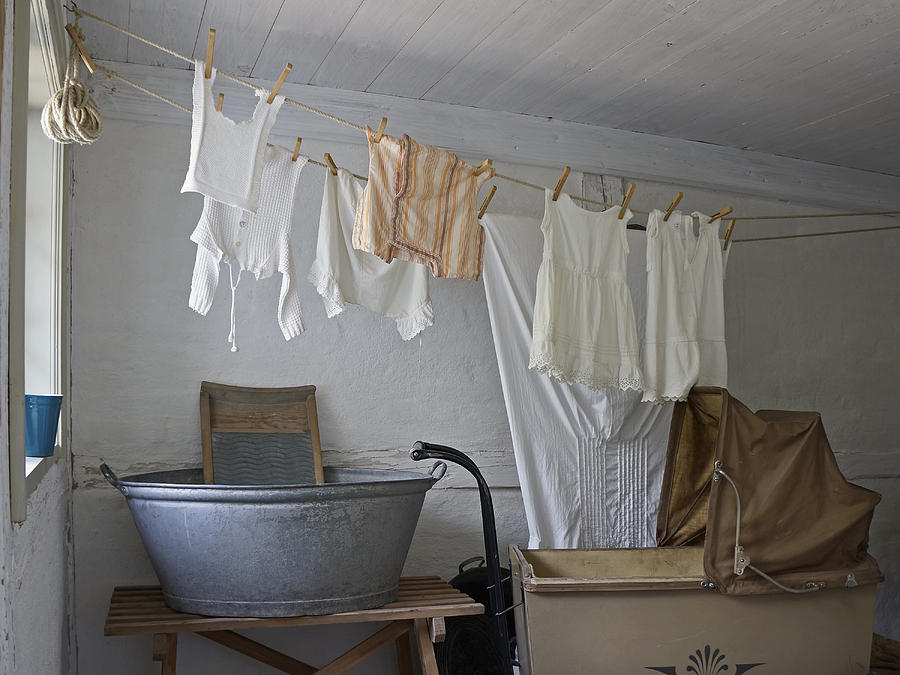 Laundry Day #2 Photograph by Inge Riis McDonald