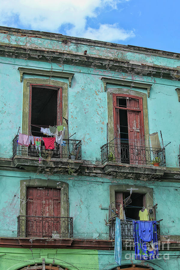 Colorful balconies in Cuba Photograph by Patricia Hofmeester