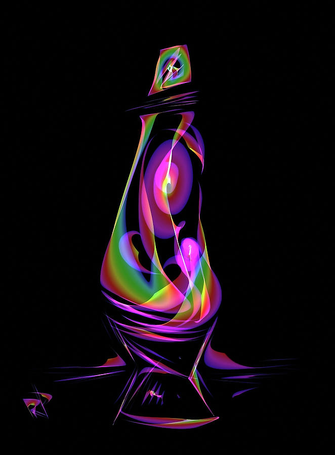 Lava Lamp #1 Digital Art by Russell Pierce