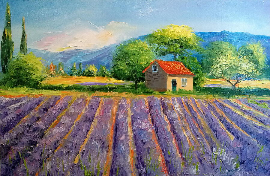 Field and flowers Paintings by Olha Darchuk 