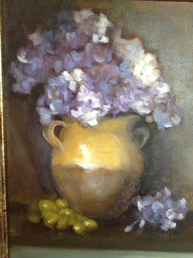 Lavender Ice Painting by Cynthia Mozingo Lavender Ice Painting by Cynthia Mozingo