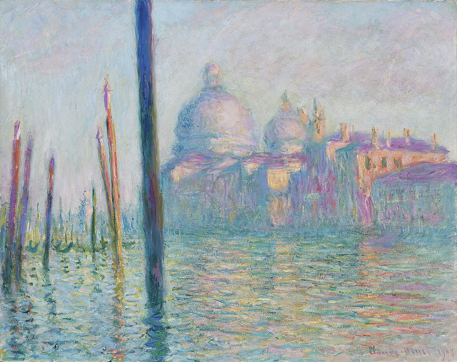 Le Grand Canal #2 Painting by Claude Monet