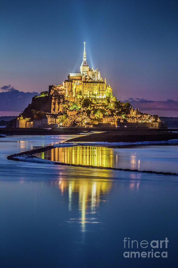 Le Mont Saint-Michel #1 Photograph by JR Photography