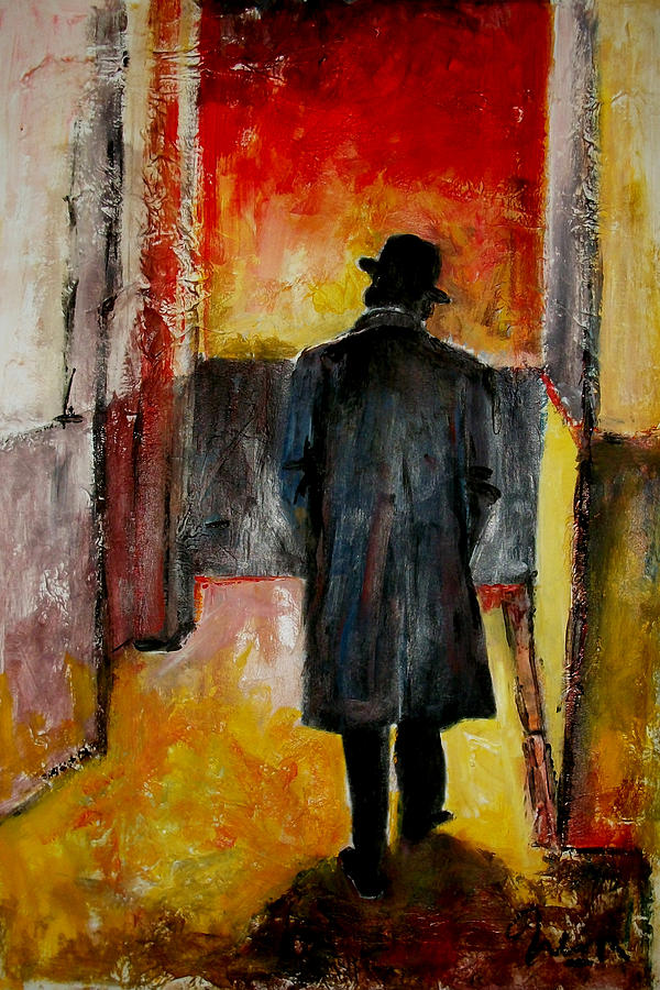 Jazz Painting - Leaving Capitol - Frank Sinatra #1 by Marcelo Neira