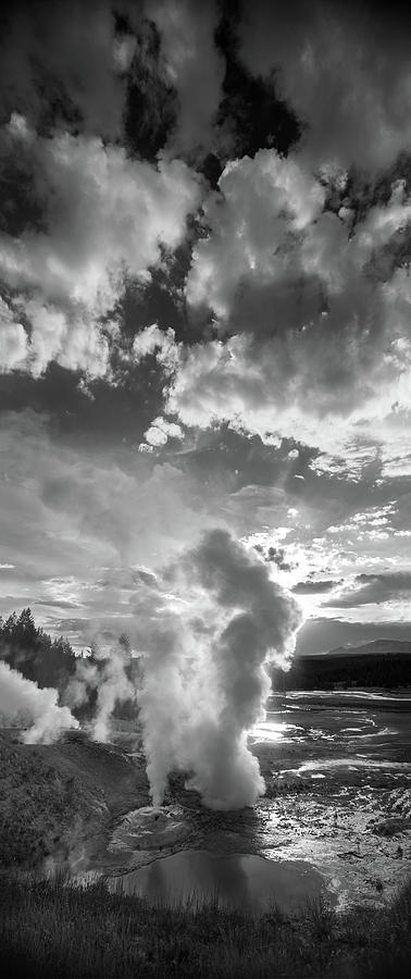 Ledge Geyser Yellowstone N P Photograph