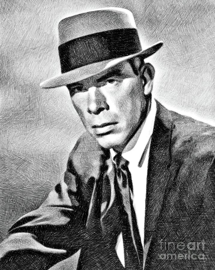 Lee Marvin, Vintage Actor by JS Drawing by Esoterica Art Agency - Fine ...