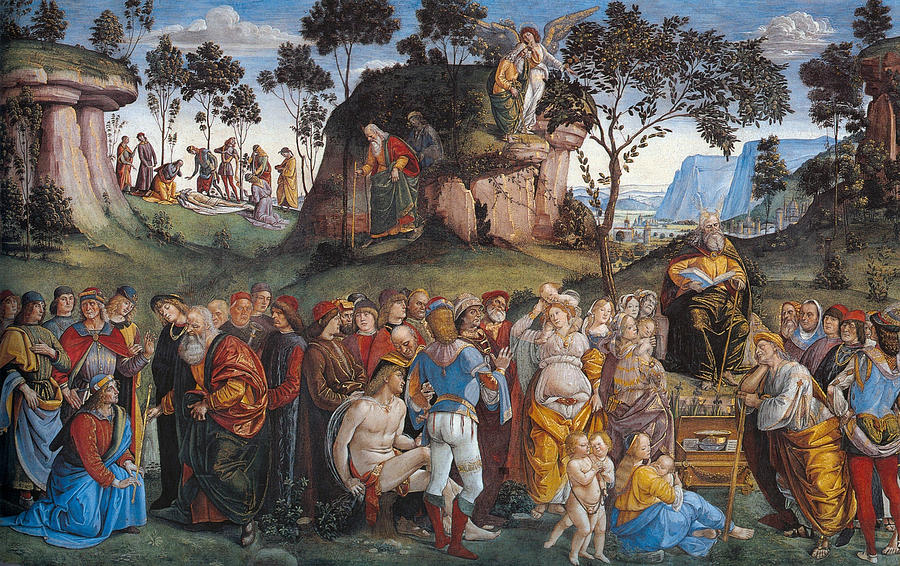 Legacy and death of Moses #2 Painting by Luca Signorelli - Pixels