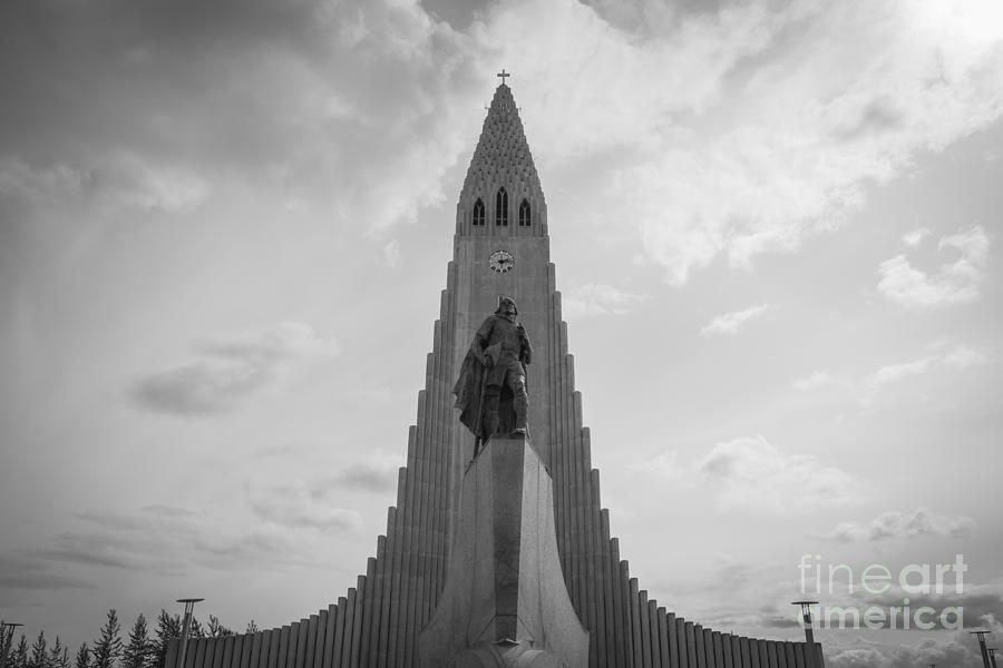 Leif Erikson Iceland Statue #1 Photograph by Michael Ver Sprill