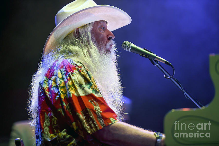 Leon Russell with Mad Dogs and Englishmen Tribute to Joe Cocker fe #3 Photograph by David Oppenheimer