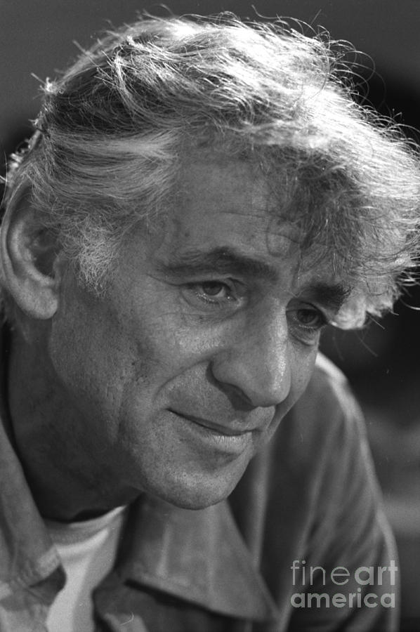 Leonard Bernstein, American Composer Photograph by Science Source