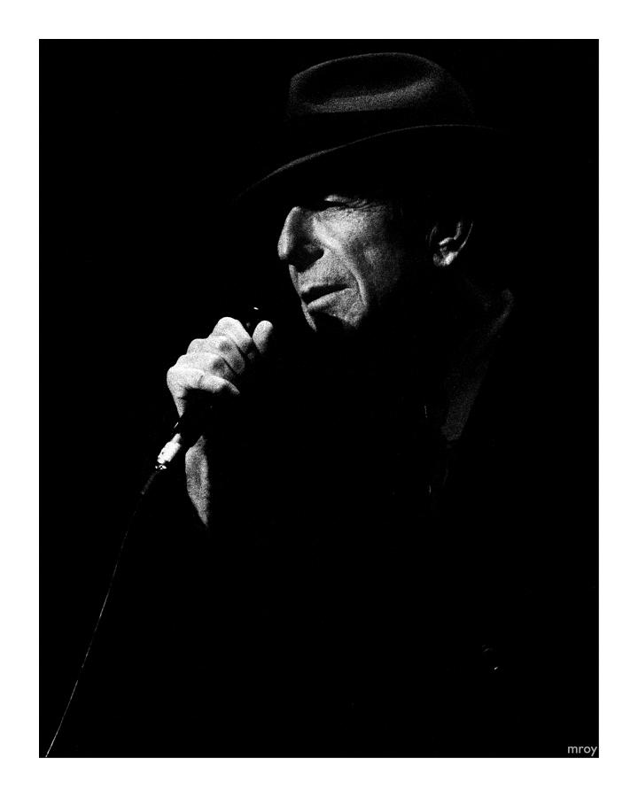 Leonard Cohen Photograph - Leonard Cohen #1 by Mathieu LHeureux Roy