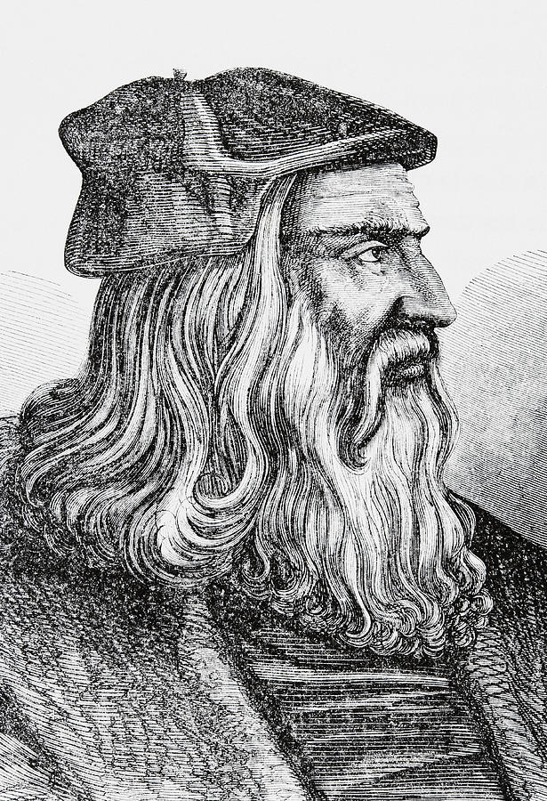 Leonardo Da Vinci Drawing - Leonardo Da Vinci  by English School