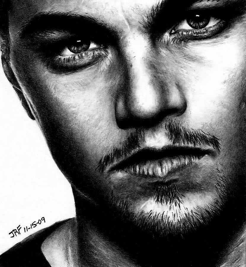 Leonardo DiCaprio #1 Drawing by Rick Fortson