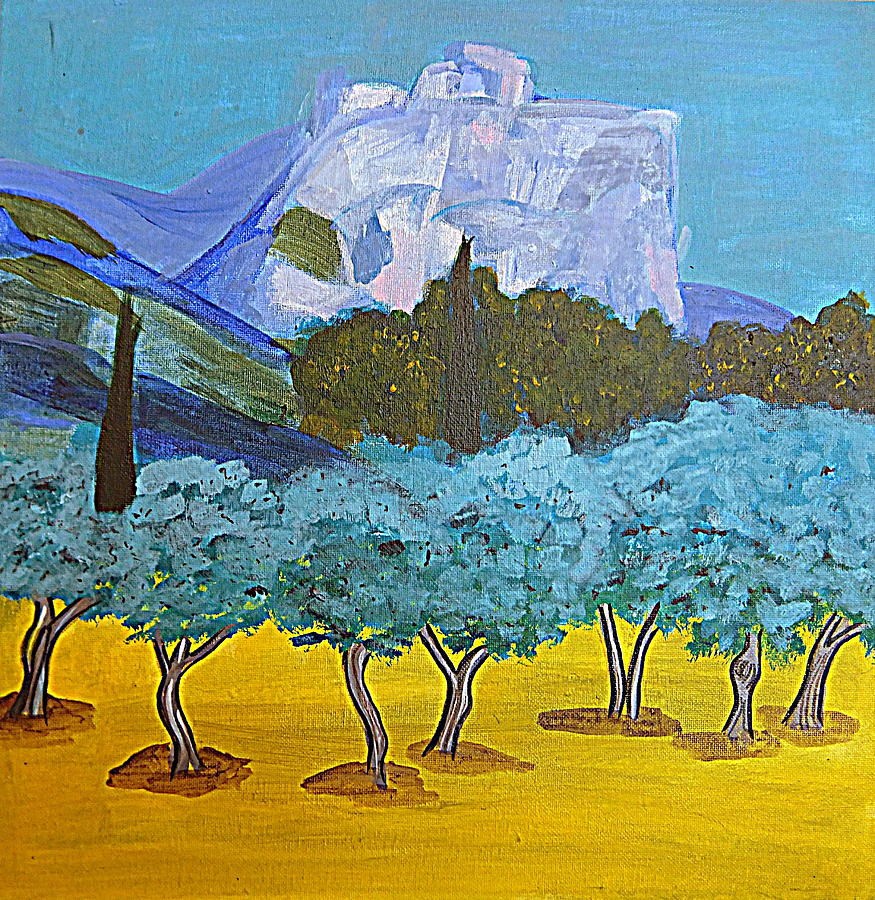Vincent Van Gogh Painting - Les Alpilles #1 by Rusty Gladdish