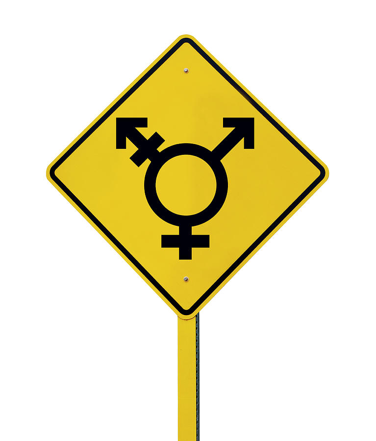 Lgbt Logo Caution Road With Rainbow Flag Sign Isolated ...