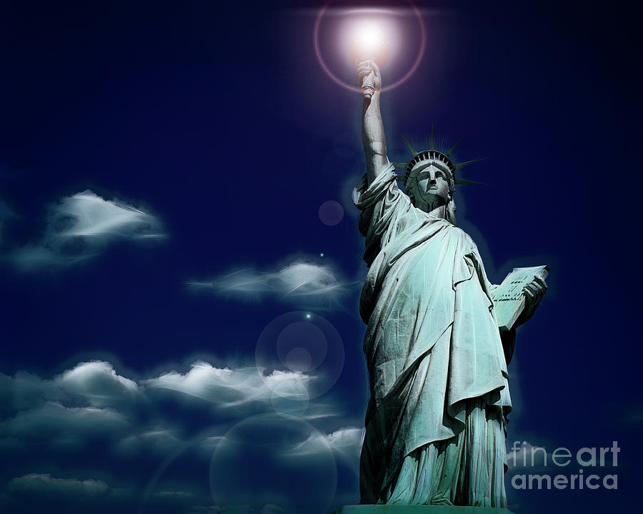 Liberty #1 Digital Art by Edmund Nagele FRPS