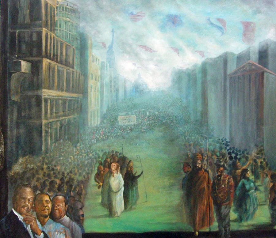 Liberty, Equality,Fraternity #1 Painting by John Edwe