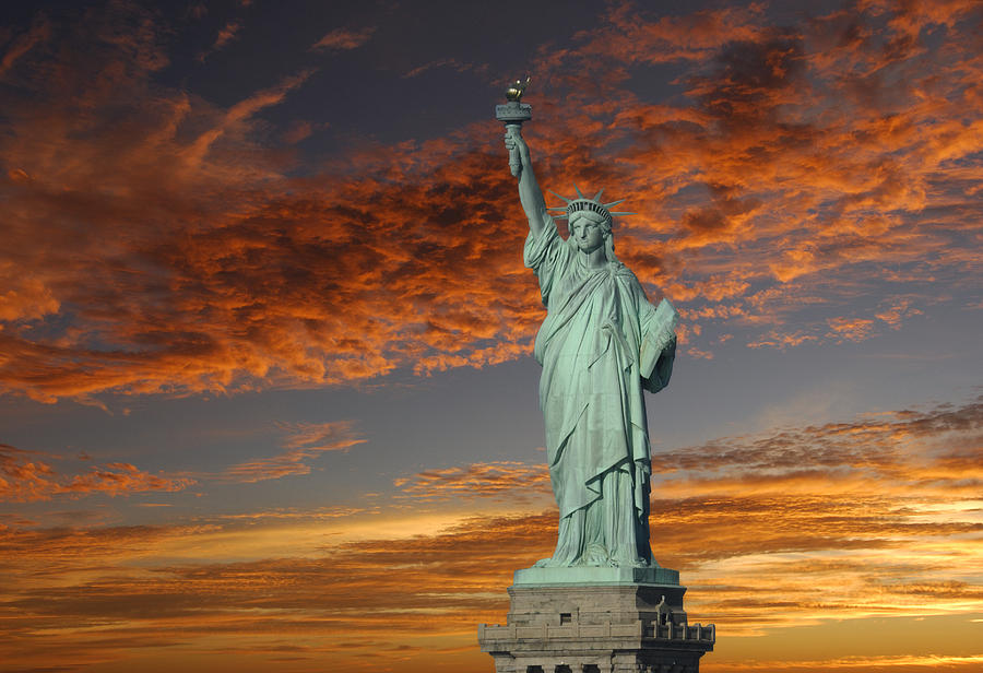 Statue Of Liberty Photograph - Liberty II #1 by Christian Heeb