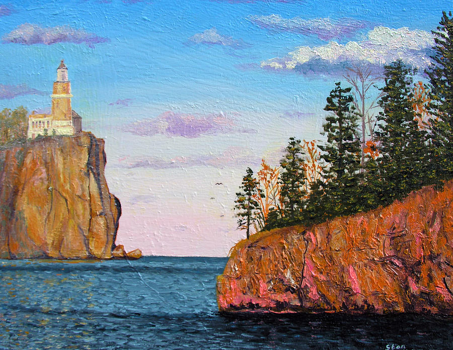 Light House V #1 Painting by Stan Hamilton