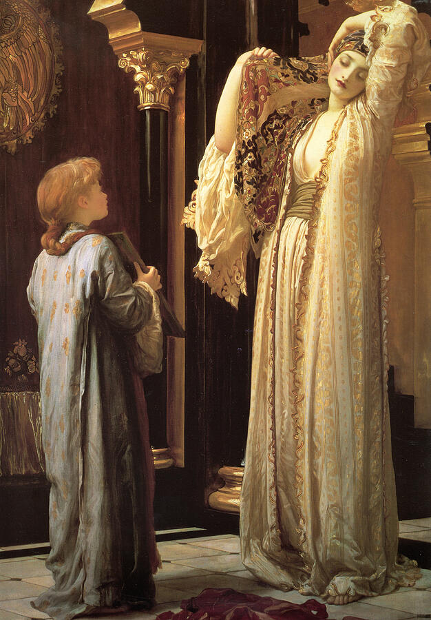 Light of the Harem, from circa 1880 Painting by Frederic Leighton