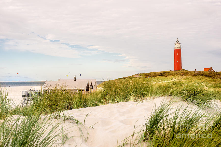 lighthouse Eierland Photograph by Hannes Cmarits