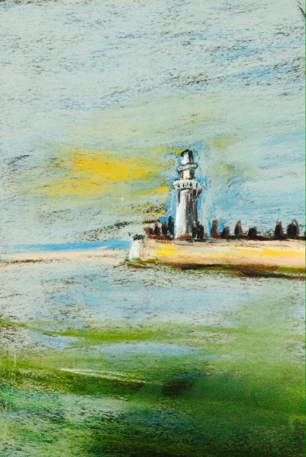 Lighthouse  #1 Painting by Hae Kim