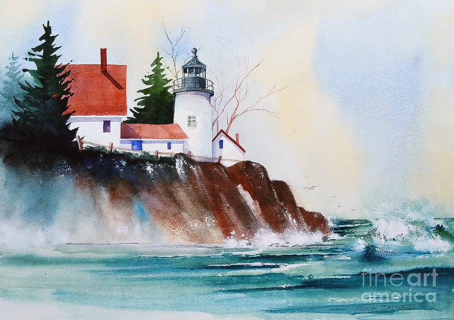 Lighthouse Point #2 Painting by Frank Zampardi