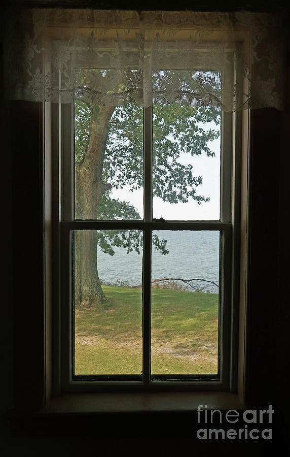 Lighthouse Window View #1 Photograph by Ann Horn