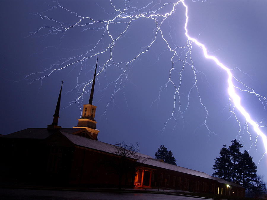 Lightning Strike Photograph by Eric Abernethy