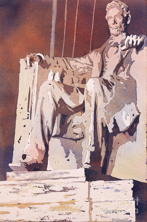 Lincoln Monument- DC #1 Painting by Ryan Fox