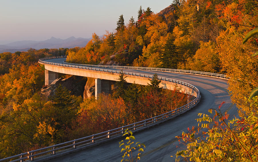 Linn Cove Viaduct on the Blue Ridge Parkway #2 Photograph by Pierre ...