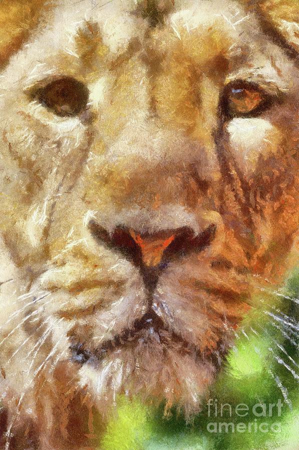 Lioness #1 Painting by Esoterica Art Agency